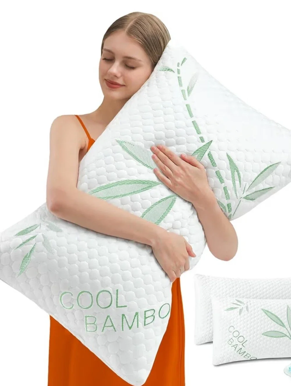 DGPEAR Memory Foam Cooling Bamboo Adjustable Pillow